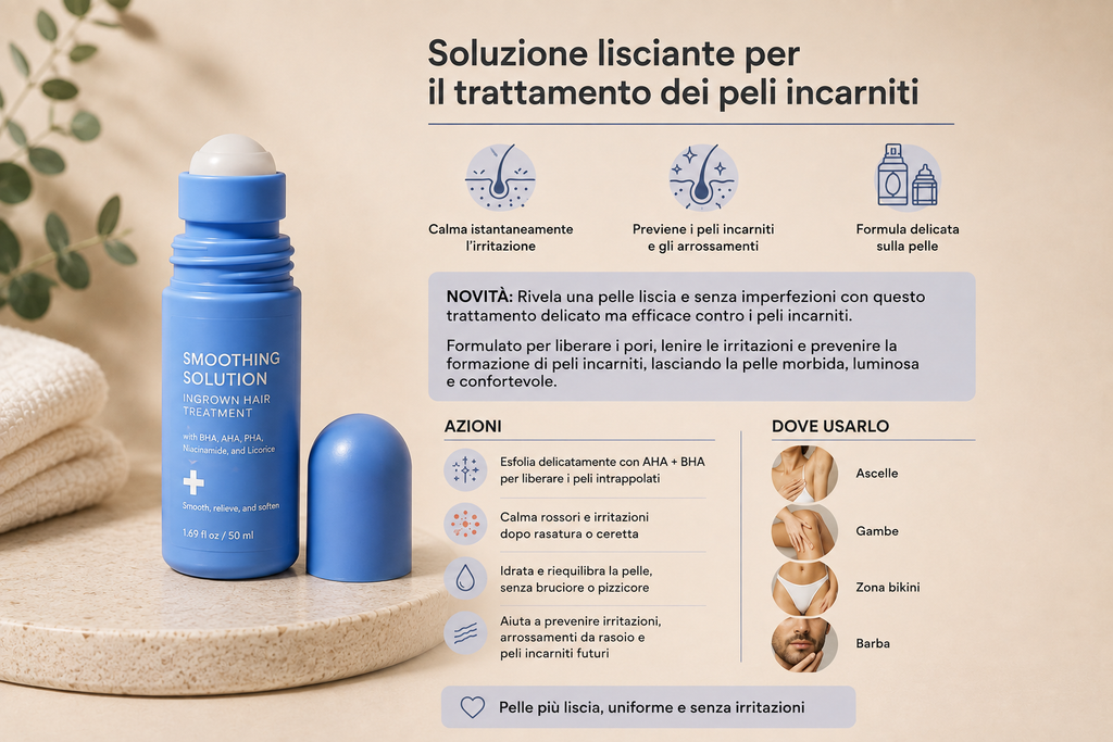 Anti Peli Incarniti & Levigante Post-Depilazione